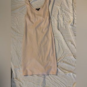 Pink tank dress